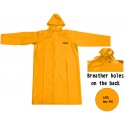 IMPERMEABILE PVC+POLIESTERE GIALLO MIS.URA XXL
