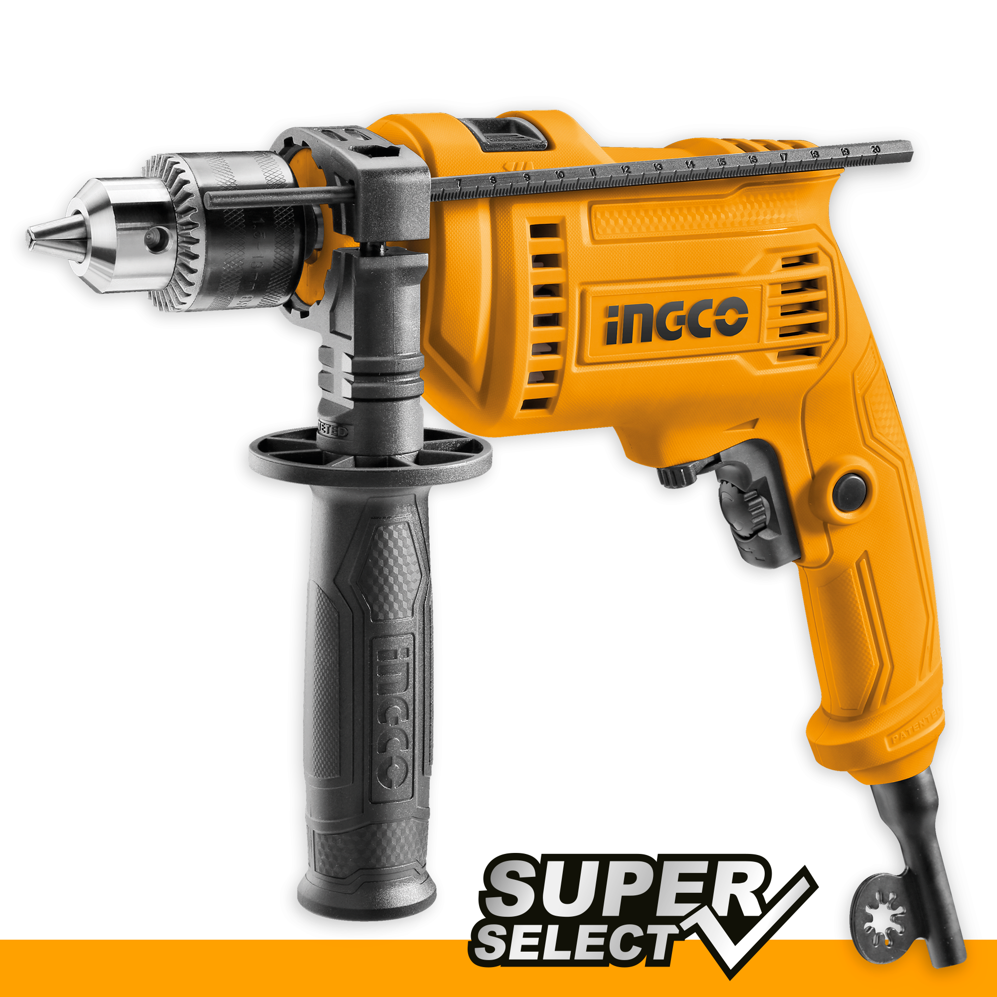 Trapano A Percussione GRAPHITE 650 W – Mandrino A Chiave 13 Mm, Velocità 0-3000 Giri, Con Custodia E Cavo Da 3 M