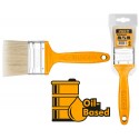 (CONF 12 PZ) PENNELLO 75MM SETOLA BIONDA E MANICO IN PLASTICA