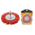 SPAZZOLA CIRCOLARE CON FILO ONDULATO NYLON 100MM