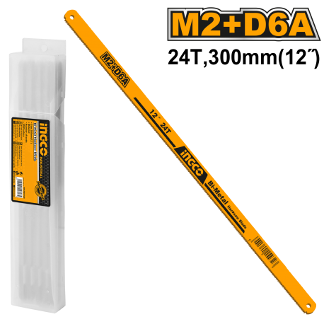 LAMA SEGHETTO BI-METAL 24T 300MM - M2 + D6A