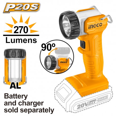 LAMPADA LED PORTATILE 5W NUDA