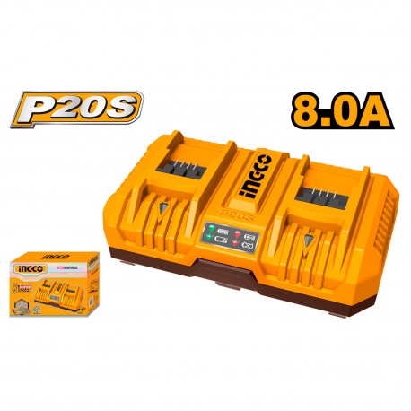 CARICABATTERIA 4A+4A P20S