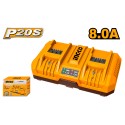 CARICABATTERIA 4A+4A P20S