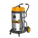 BIDONE ASPIRAPOLVERE/LIQUIDI INOX 75LT - 2X1200W