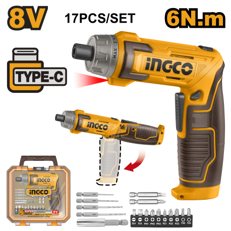 CACCIAVITE A BATTERIA 8V RICARICABILE IN VALIGETTA