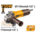 SMERIGLIATRICE ANG. 115MM 750W