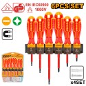 SET 6PZ CACCIAVITE ISOLATI