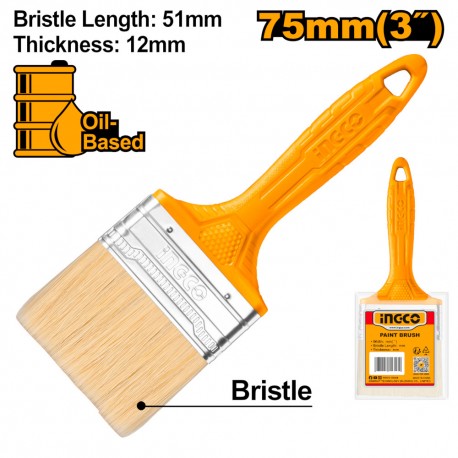 ( CONF 12 PZ ) PENNELLO 75MM SET/BIONDA MAN/PLAST.