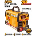 SALDATRICE INVERTER MMA 200A 220-240V CON DISPLAY
