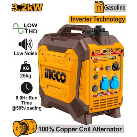 GENERATORE INVERTER A BENZINA 3,2KW