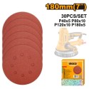 SET 30PZ CARTA ABRASIVA 180MM