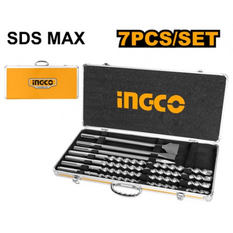 SET PUNTE E SCALPELLI SDS MAX CON VALIGETTA