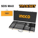 SET PUNTE E SCALPELLI SDS MAX CON VALIGETTA