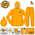 COMPLETO IMPERMEABILE GIALLO MIS. L