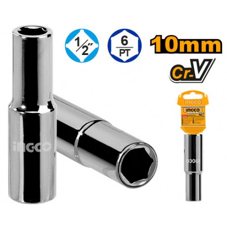 CHIAVE A BUSSOLA ESAGONALE PROFONDA 10MM 1/2 poll L78MM