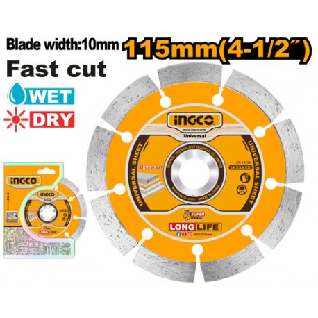 DISCO DIAMANTATO 115MM UMIDO/SECCO
