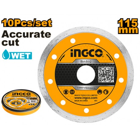 DISCO DIAMANTATO 115MM A UMIDO BOX 10 PEZZI