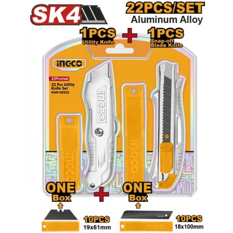 SET 2 CUTTER + 20 LAME DI RICAMBIO