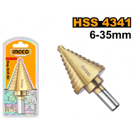 PUNTA TRAPANO A GRADINO 6-35MM