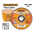 DISCO TAGLIO X METALLO 115X1,2MM 50PZ