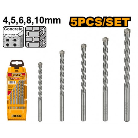 SET 5 PUNTE TRAPANO MURATURA