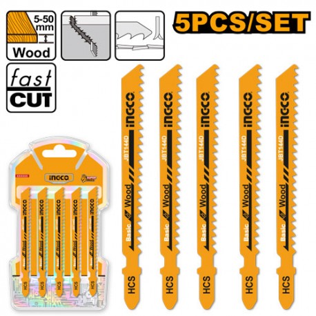 SET 5 LAME RICAMBIO PER LEGNO SEGHETTO ALTERNATIVO 6TPI