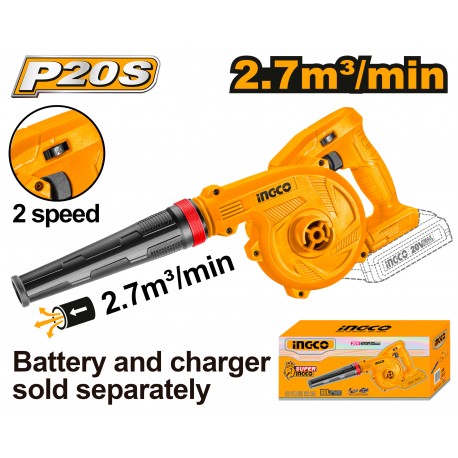 SOFFIATORE A BATTERIA 20V NUDO