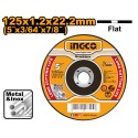DISCO DA TAGLIO X METALLO 125X1,2MM