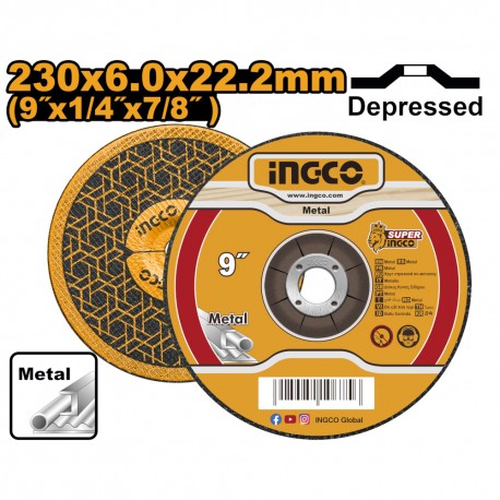DISCO ABRASIVO PER METALLO 230X6MM