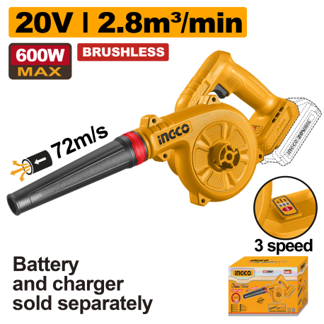 SOFFIATORE BRUSHLESS 3 VELOCITA' NUDO