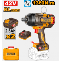 AVVITATORE BRUSHLESS 1360N.M 42V A BATTERIA