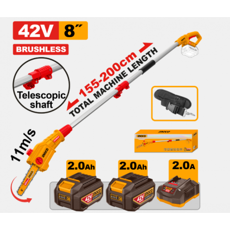 ELETTROSEGA C/ASTA TELESCOPICA 0-45CM 42V A BATTERIA