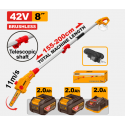 ELETTROSEGA C/ASTA TELESCOPICA 0-45CM 42V A BATTERIA