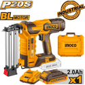 CHIODATRICE BRUSHLESS C/1000 CHIODI 50 MM A BATTERIA