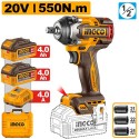AVVITATORE AD IMPULSI 550N.M C/BATTERIA