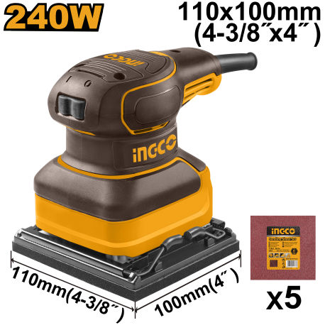 LEVIGATRICE PALMARE 240W CON 5PZ AKPS140102