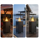 STUFA DA ESTERNO FLAMINIA A GAS C/COVER 11KW XONE